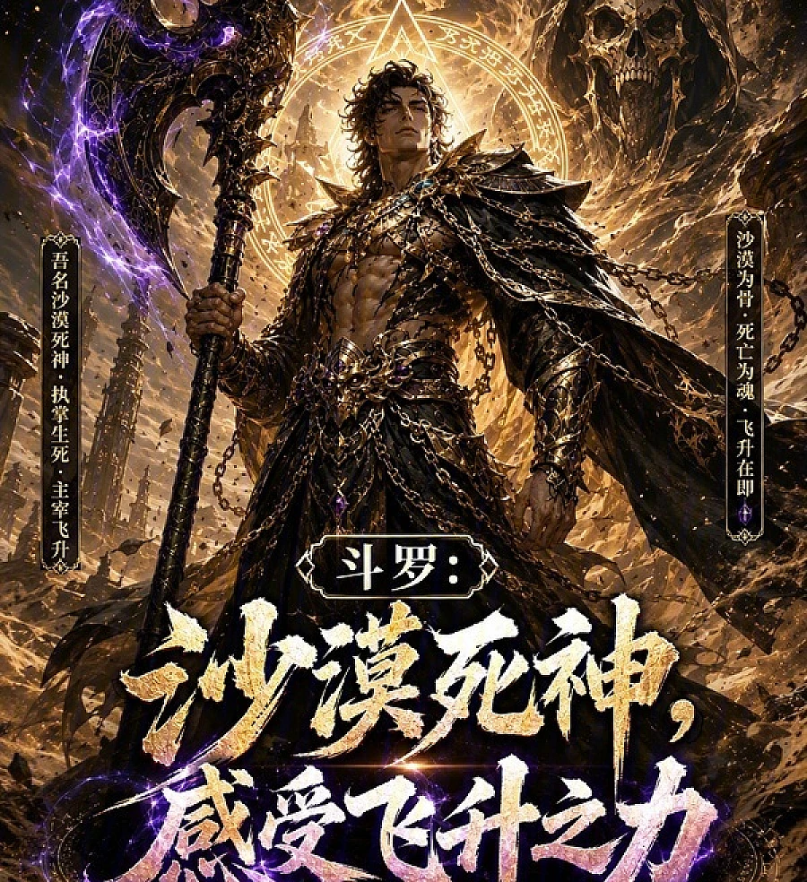 Cover image for Douluo: Desert God of Death - Feel the Power of Ascension (斗罗：沙漠死神，感受飞升之力)