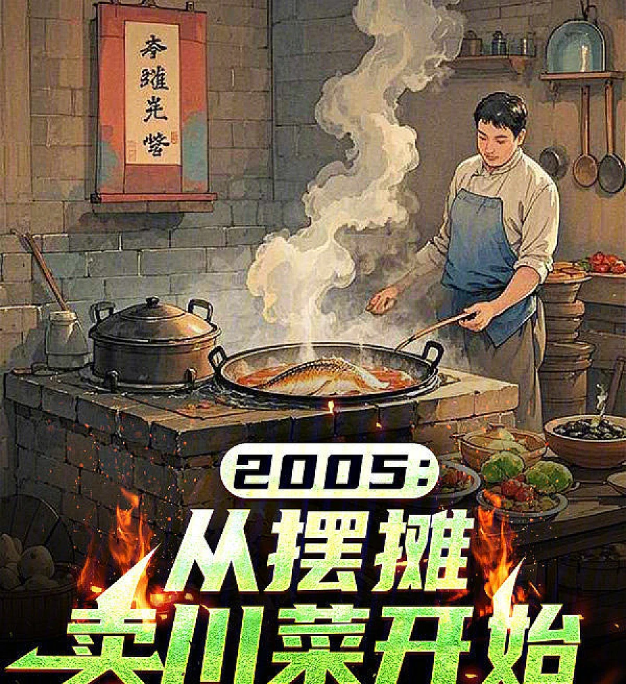 2005: Started by Setting Up a Stall Selling Sichuan Cuisine