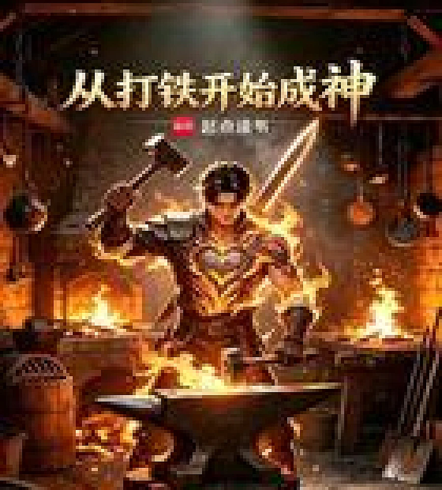 Becoming a god starting from blacksmithing