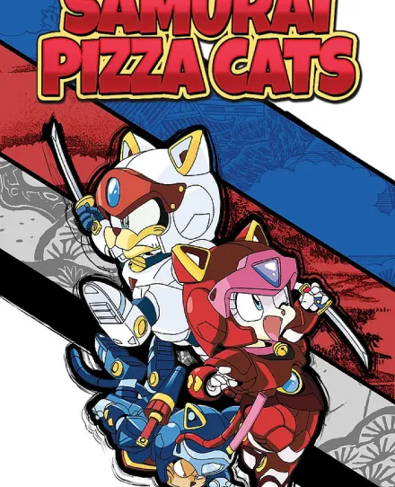 Cover image for Kyattou Ninden Teyandee (Os Gatos Pizza Samurais; Самураи-пиццы; Mèo Samurai Pizza; Kucing Samurai Pizza; Los Gatos Pizza Samurái; Samurai Pizza Cats; キャッ党忍伝てやんでえ)