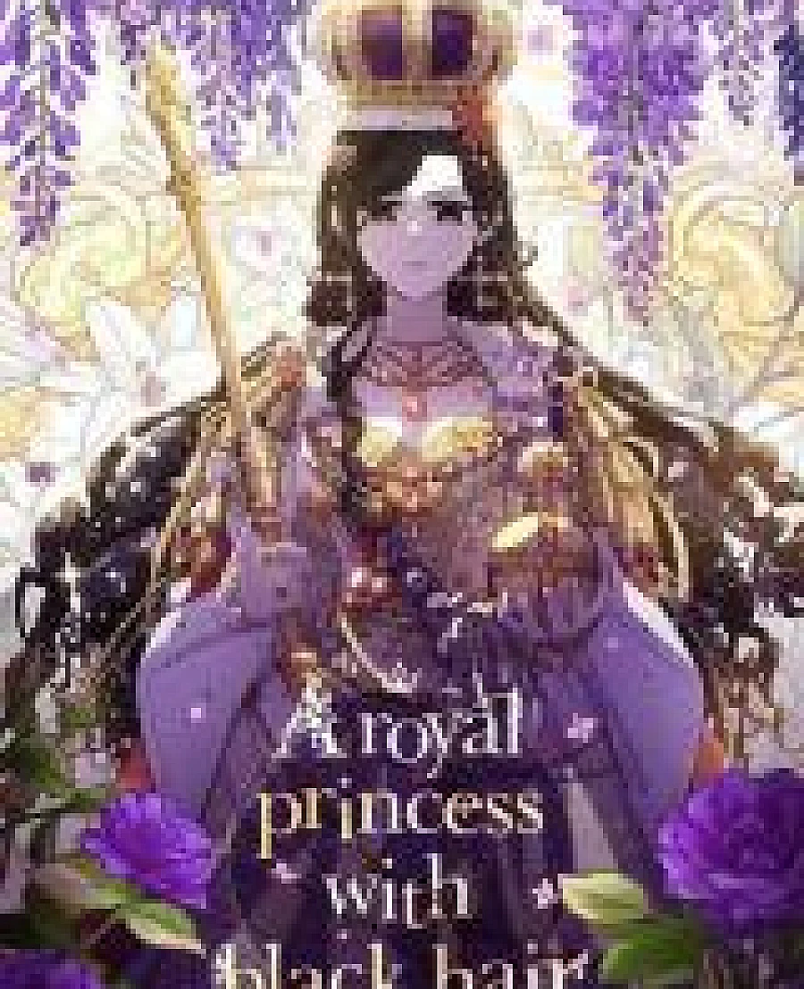 A Royal Princess With Black Hair