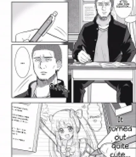 A Manga About a Guy Who Looks Tough but Draws Cute Stuff