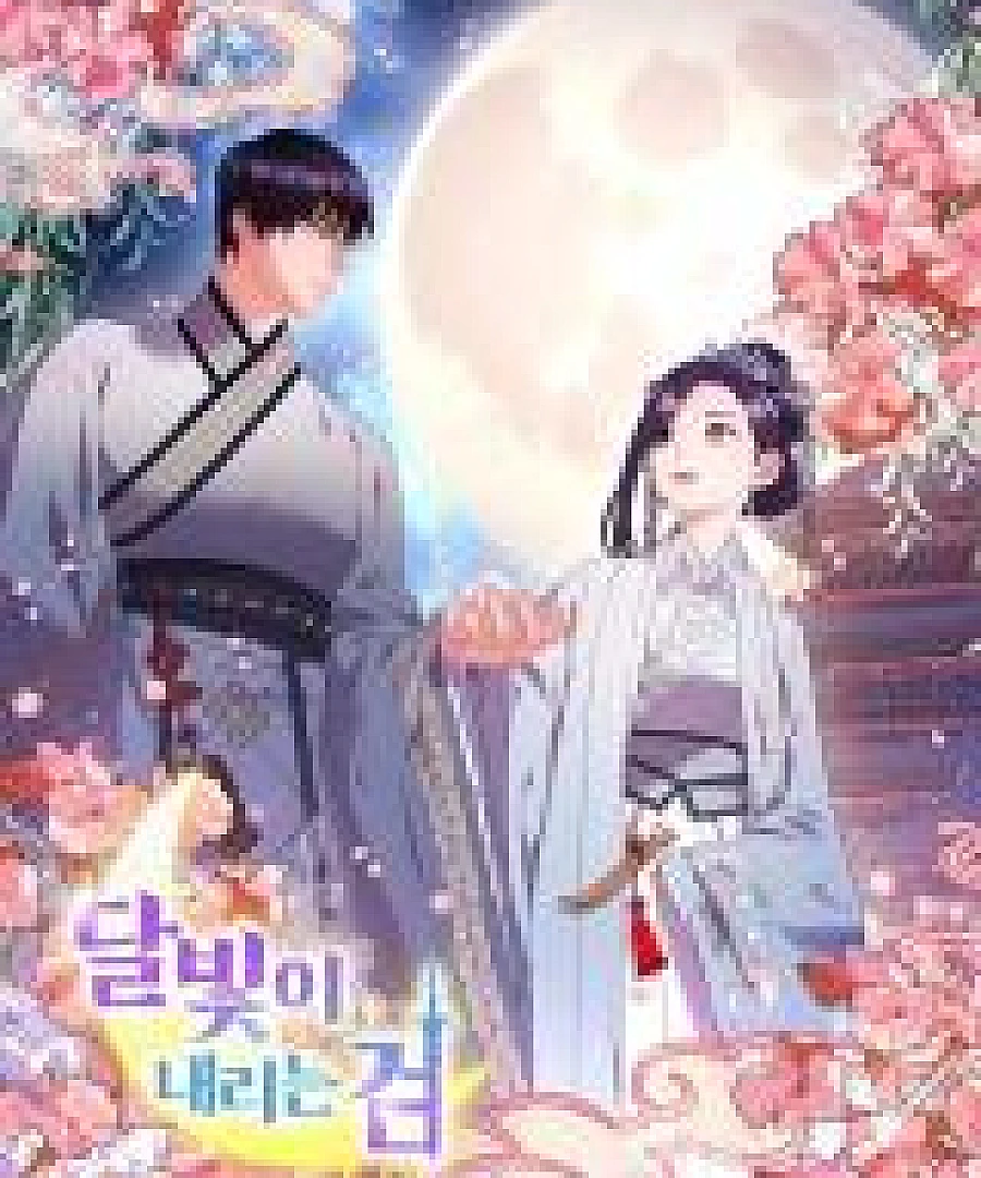Cover image for A Moonlit Sword (A Moonlight Sword; 月光に染まる刃; 달빛이 내리는 검)